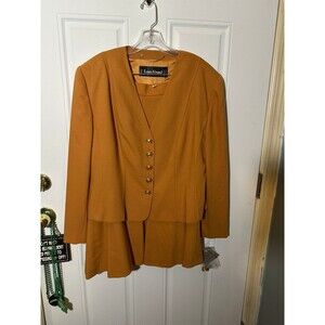 Vintage Louis Feraud 1980s Designer Skirt Suit Set